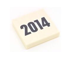 Tile 2 x 2 with '2014' Pattern