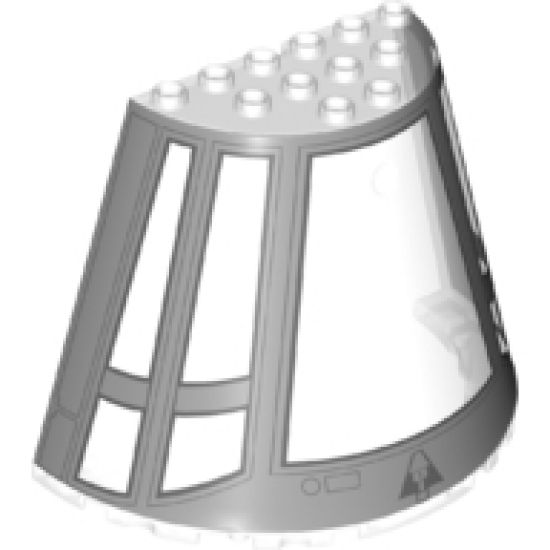 Cone Half 10 x 5 x 6 with SW Millennium Falcon Cockpit Pattern