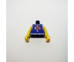 Torso NBA Player Number 1 Pattern / Yellow NBA Arms