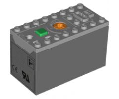 Electric, Battery Box 9V Power Functions (Rechargeable) with Dark Bluish Gray Bottom