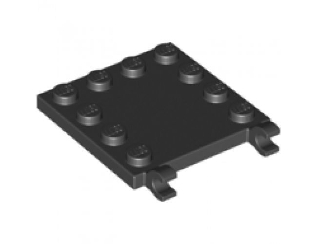 Tile, Modified 4 x 4 with Studs on Edge and 2 Open O Clips