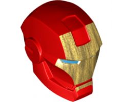 Large Figure Part Head Modified Super Heroes Iron Man Pattern
