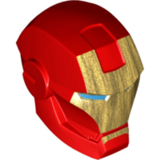 Large Figure Part Head Modified Super Heroes Iron Man Pattern