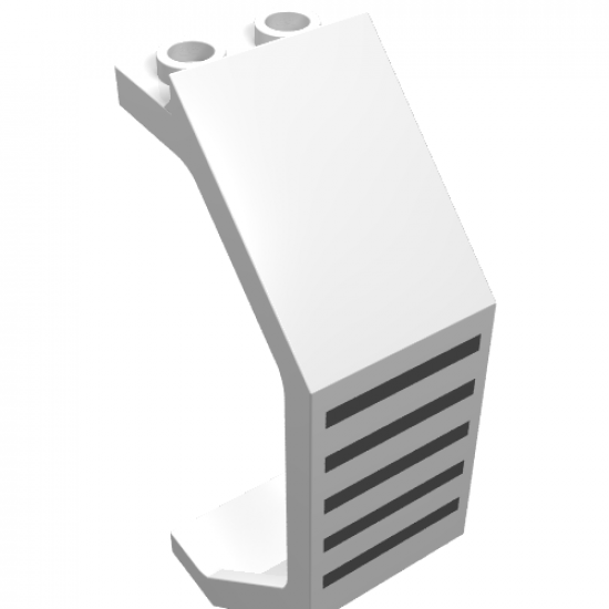 Panel 3 x 2 x 6 with Black Grille Pattern