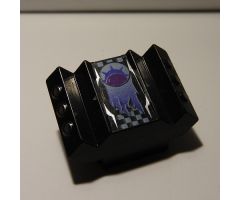 Brick, Modified 2 x 2 No Studs, Sloped with Angled Side Block Extensions and Spiky Pattern (Set 4571)