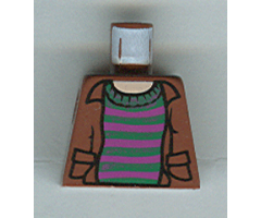 Torso Harry Potter Open Shirt and Striped Sweater Pattern