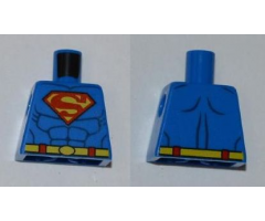 Torso Shirt with Muscles, Belt and Red and Yellow Superman 'S' Logo Pattern