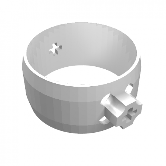 Cylinder 4 x 4 x 1 2/3 with Axle Holes