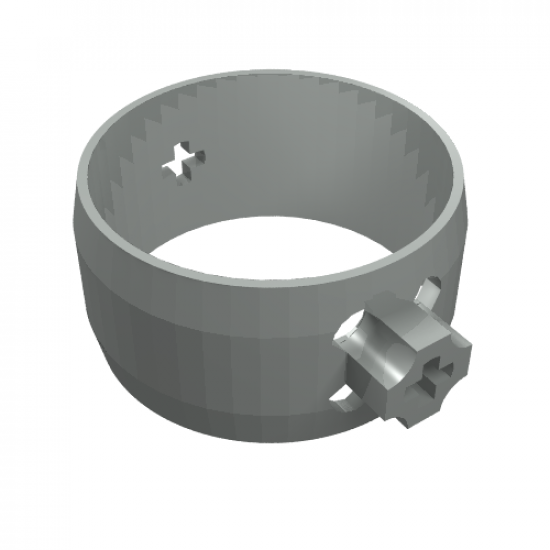 Cylinder 4 x 4 x 1 2/3 with Axle Holes