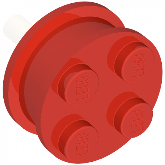 Wheel Classic 4 Studs and Axle Cam for Motor