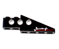Technic Slope Long with 'Jump' and Red Line Pattern Left (Sticker) - Set 8414