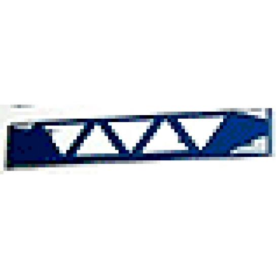 Tile 1 x 6 with SW Vulture Droid Triangles Pattern 2 (Sticker) - Sets 7256 / 7283