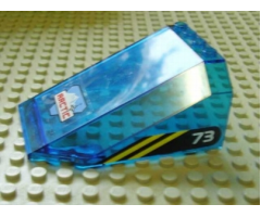 Windscreen 8 x 6 x 3 Wedge with Arctic Logo on Front and 73 Pattern on Sides (Stickers) - Set 6573