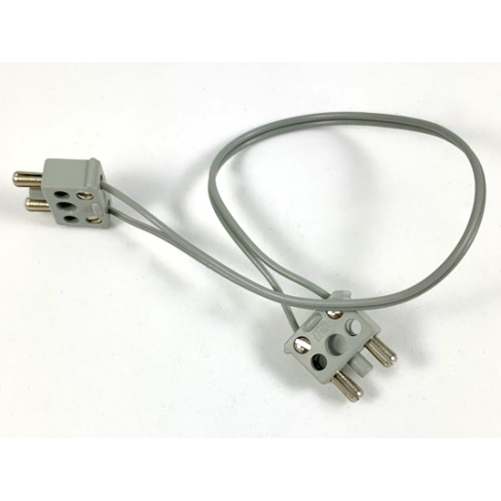 Electric, Wire 12V / 4.5V with two 2-prong connectors, 23 Studs Long