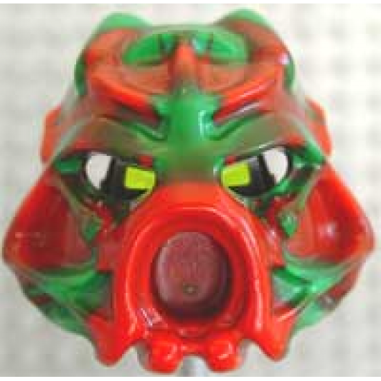 Bionicle, Kanohi Mask Hau Nuva Poisoned - Green Forehead