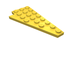 Wedge, Plate 8 x 4 Wing Right
