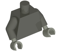 Torso Plain / Dark Gray Arms / Light Gray Hands