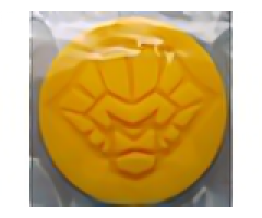 Accessory, Human Tool Rip Cord Handle Cover Flexible Rubber with Lion Head (Legends of Chima)