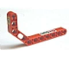 Technic, Liftarm 1 x 11.5 Double Bent Thick with Octan and Taillight Pattern Model Left (Stickers) - Sets 2129 / 8205