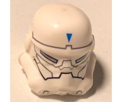 Minifigure, Headgear Helmet SW Stormtrooper, 2 Chin Holes, Special Forces Commander Pattern