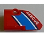 Technic, Panel Fairing # 1 Small Smooth Short, Side A with 'RESCUE' Pattern (Sticker) - Set 8068