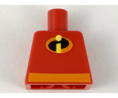 Torso Orange Belt and Incredibles Symbol Pattern (Dash Parr)