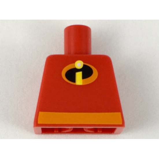 Torso Orange Belt and Incredibles Symbol Pattern (Dash Parr)