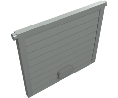 Garage 4 x 8 x 3 Door - HO