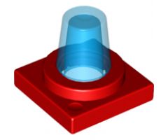 Duplo Revolving-Style Safety Light Base with Trans-Dark Blue Light