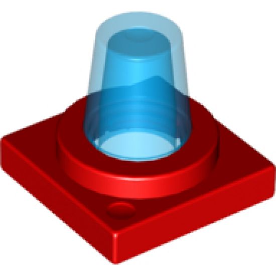 Duplo Revolving-Style Safety Light Base with Trans-Dark Blue Light