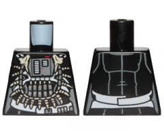 Torso Female SW Jumpsuit, Necklace with Fangs and Front Panel Pattern (Enfys Nest)
