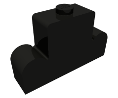 Brick, Modified 1 x 4 x 2 Center Stud Top