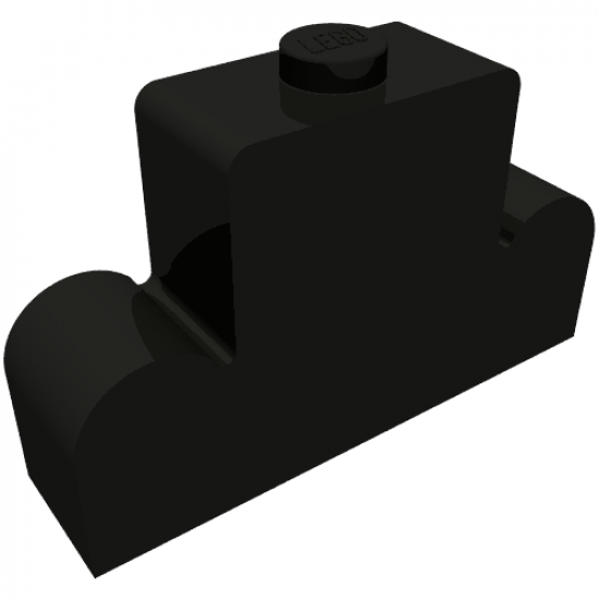 Brick, Modified 1 x 4 x 2 Center Stud Top