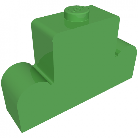 Brick, Modified 1 x 4 x 2 Center Stud Top