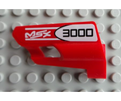 Technic, Panel Fairing #24 Small Short, Small Hole, Side B with 'MSX 3000' Pattern (Sticker) - Set 8682