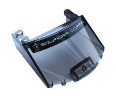 Windscreen 6 x 6 x 1 2/3 with White 'SQUADRA CORSE' and Lamborghini Logo Pattern (Sticker) - Set 76899