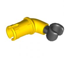 Arm with Technic Pin with Black Hand
