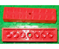 Brick 2 x 8 with Center Hole