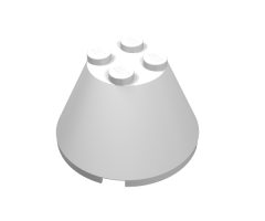 Cone 4 x 4 x 2 without Axle Hole