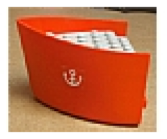 Boat Hull Smooth Bow 5 x 6 x 3 1/3, Deck Color Light Gray with White Anchor Pattern on Both Sides (Stickers)