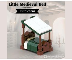 Little Medieval Bed - Lego castle moc