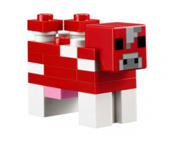 Minecraft Cow, Mooshroom - Brick Built