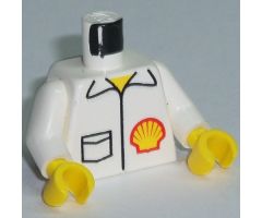 Torso Shell Logo on Jacket with Pocket Pattern / White Arms / Yellow Hands