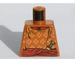 Torso Adventurers Orient Yellow Spots, Sash, Knife, Collar Pattern