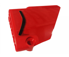 Technic, Panel Fairing #14 Large Short Smooth, Side B with Black Air Intake Pattern (Sticker) - Set 42107