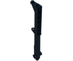Boat Mast Section Top 11 2/3 H with 6 studs at top