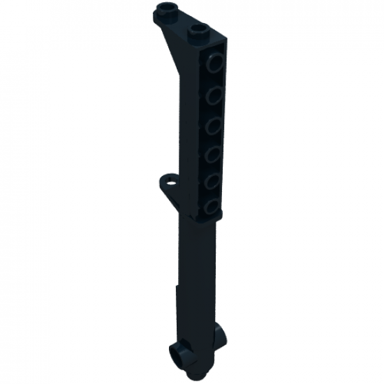 Boat Mast Section Top 11 2/3 H with 6 studs at top