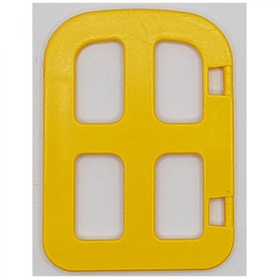 Duplo, Building Door / Window Pane 1 x 3 x 2 1/2 with Four Panes