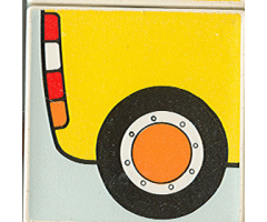 Duplo, Tile 2 x 2 x 1 with Community Mosaic Picture 04 Pattern (Set 9221)