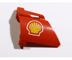 Technic, Panel Fairing #23 Large Short, Small Hole, Side B with Shell Logo Pattern (Sticker) - Set 8674
